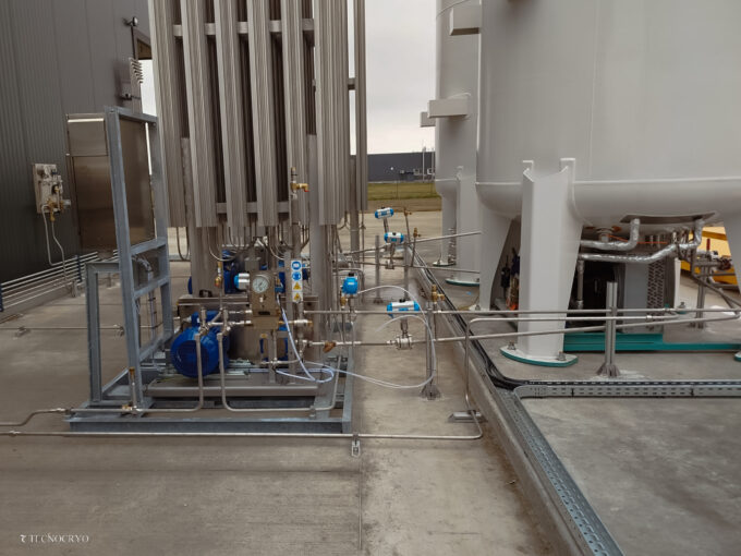 Pompe criogeniche, vaporizzatori atmosferici, sistemi di vuoto.