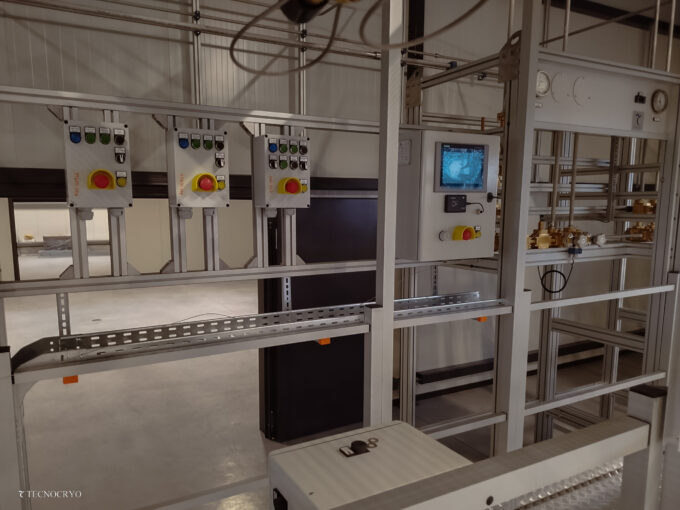 Gestione gas criogenici (Ossigeno, Azoto, Argon, CO2, Elio)